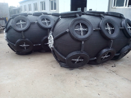 Karet Alam Yokohama Pneumatic Fender 50kpa 80kpa 2.0m*3.5m Untuk Dock