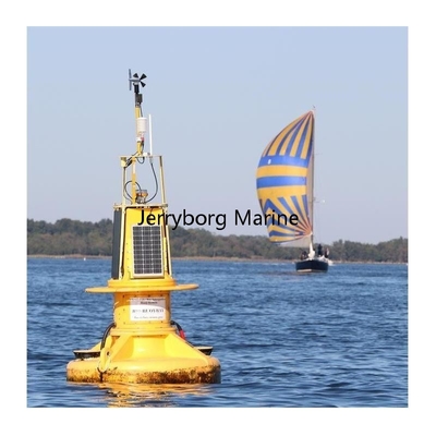 Bahan tahan benturan dengan LLDPE Buoy untuk dengan Top Mark untuk Navigasi Laut