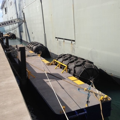 ISO17357 China Yokohama Rubber Bumper untuk Natant Floater Kedap Udara Tinggi Tugboat