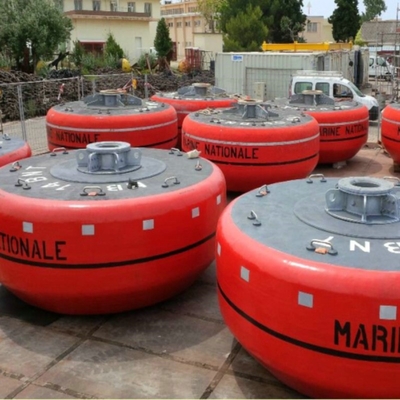 Pelampung Silinder Kelautan CCS untuk Bunkering Kapal MooringBuoy Energi Tinggi