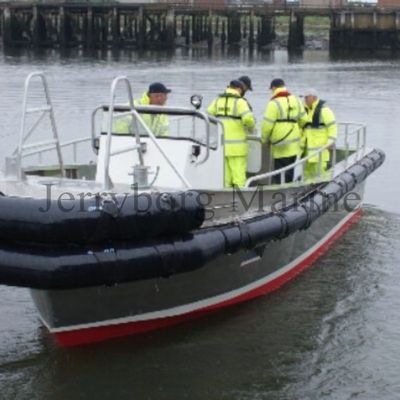 Elastisitas Tinggi Ketahanan Penuaan EVA Padat Busa Diisi Fender Perahu Dengan Sabuk Pengikat