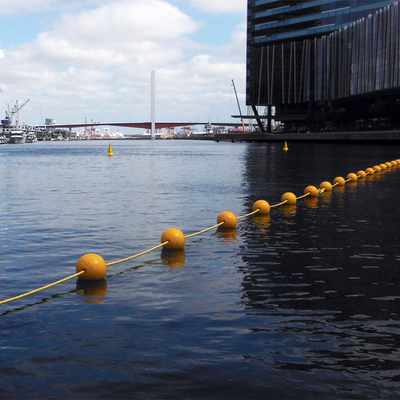 GL EU High Strength Barrier Buoy Menandai Pelampung Tambatan Laut Tahan Lama