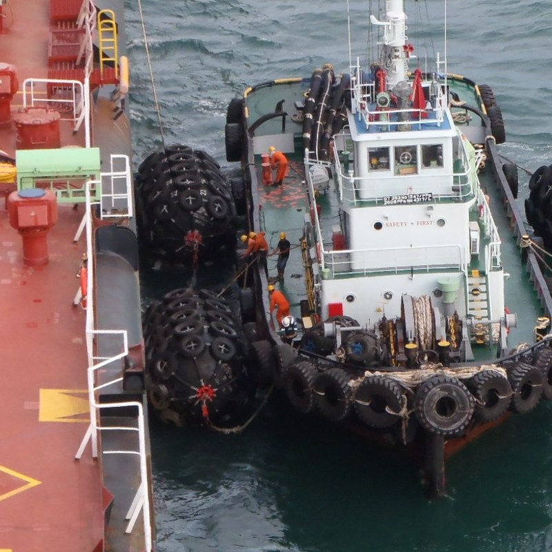 CCS GL 0.05Mpa Pneumatic Bumper untuk Perahu Nelayan Bumper Mooring