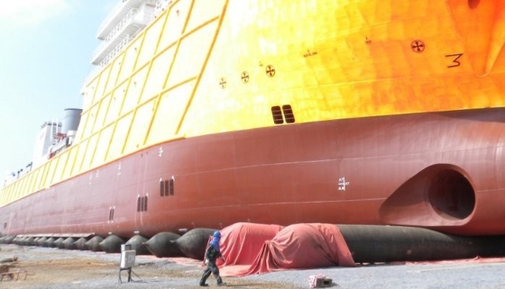 Marine Pneumatic NB Salvage Airbags untuk Mengangkat Peluncuran Kapal