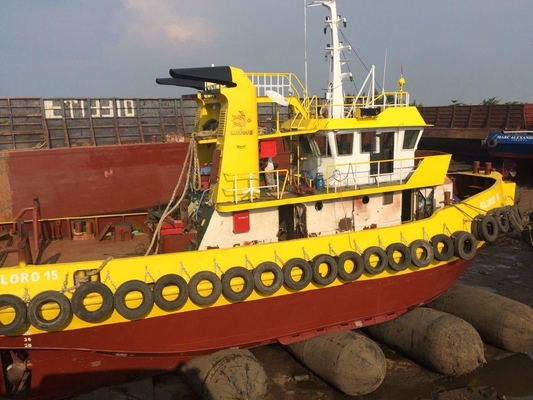 Dry Dock Inflatable Rubber Ship Airbag Peluncuran Kapal Harga Pabrik Dijual