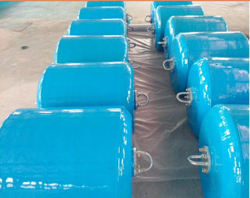 Foam Filled EVA Polyurea SPUA foam fender dengan Dock Defense untuk Docking Wharf Ship