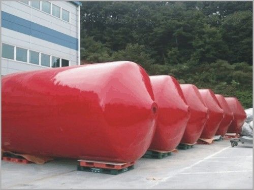 Foam Filled EVA Polyurea SPUA foam fender dengan Dock Defense untuk Docking Wharf Ship
