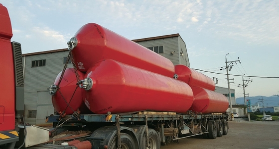 Floating EVA boat fender Polyurea Coating dengan Pelabuhan Khusus Anti-Tabrakan