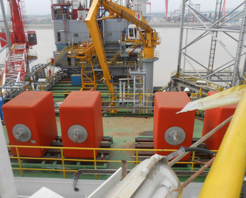 Cylindrical Anchor Floater Offshore Floating PE PVC EVA Mooring Buoys