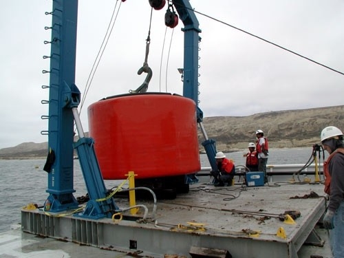 Cylindrical Anchor Floater Offshore Floating PE PVC EVA Mooring Buoys