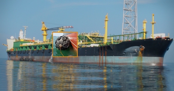 Sertifikat BV Fender Laut Karet Alam untuk Docking Kapal