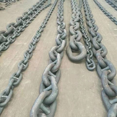 Harga Pabrik Kelas Marinir dilas Link dan Link Anchor Chain untuk kapal