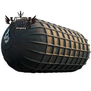 Fender Jepang Yokohama Floating Type Marine Pneumatic Rubber Fender dengan Rantai dan Ban