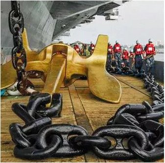 Hardware Laut 316 Klasifikasi Masyarakat Baja Rinsless LR Kelas Rantai Anchor Kapal