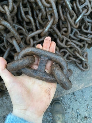 Heavy Duty Industrial Black Finishing Drop Forge Short Link Chain Steel Galvanized Round Ship Anchor Chain