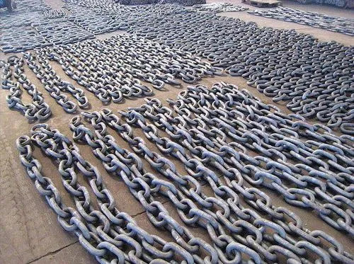 Heavy Duty Industrial Black Finishing Drop Forge Short Link Chain Steel Galvanized Round Ship Anchor Chain