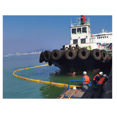 Oil Containment Boom Customized Contain Ports/Lake/Offshore oil boom (Bom Pengendalian Minyak)