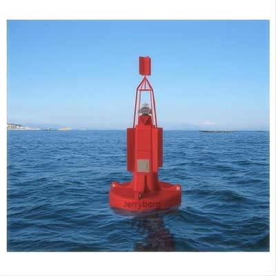 Floating Buoy Ocean Navigation Mark Buoy Baja warna yang disesuaikan
