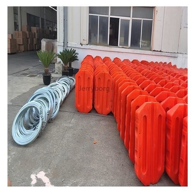 LLDPE pipa plastik booy penanda ponton terapung penghalang terapung