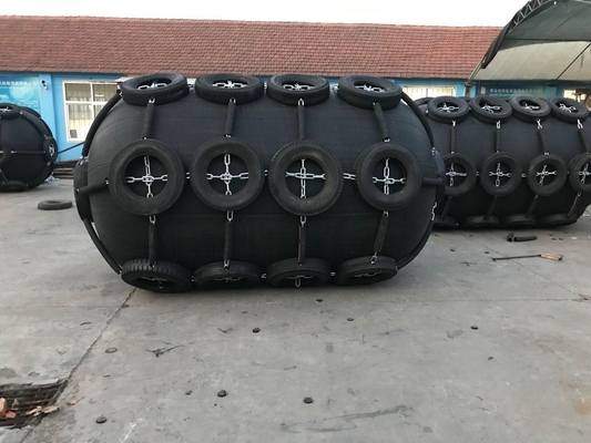 Karet Alam Yokohama Pneumatic Fender 50kpa 80kpa 2.0m*3.5m Untuk Dock