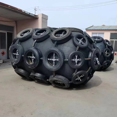Karet Alam Yokohama Pneumatic Fender 50kpa 80kpa 2.0m*3.5m Untuk Dock