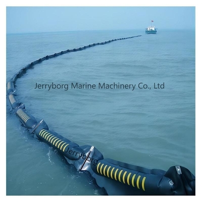 Orange Floating PVC Containment Boom untuk kebocoran tumpahan air