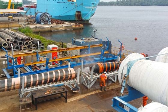 Produsen Selang Apung Laut Fleksibel Flange Nipple Dredge Sand Mud Oil Discharge
