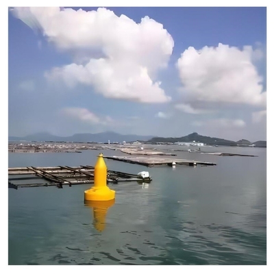 Rotation Molded Plastic PE Mark Buoy Untuk Konstruksi Kelautan