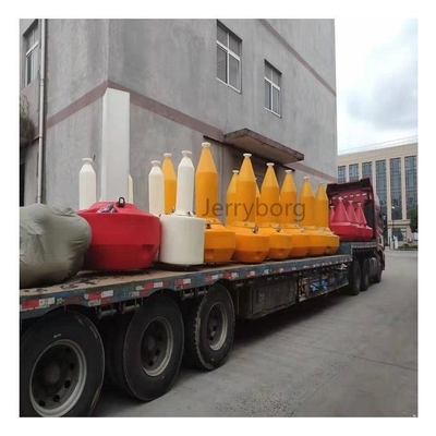 Rotation Molded Plastic PE Mark Buoy Untuk Konstruksi Kelautan