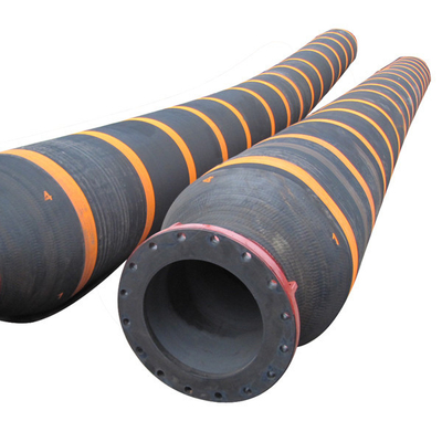 Selang Laut Karet 6 Inci Pipa Bergelombang 24 &quot;Selang Minyak Terapung Selang Karet Dredging