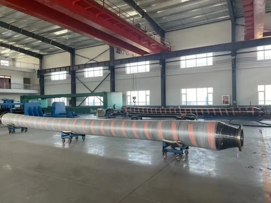 Selang Laut Karet 6 Inci Pipa Bergelombang 24 &quot;Selang Minyak Terapung Selang Karet Dredging