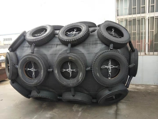 Bahan Karet Pneumatik Berwarna Hitam Terapung Bersertifikat CCS Yokohama Fender