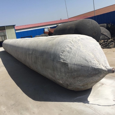 Kapal Peluncuran Bahan Karet Maritim Inflatable Warna Hitam Airbag Angkat Kapal