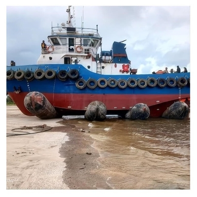 Kapal Peluncuran Airbag Angkat Airbag Marinir Floating Dock Inflatable Pontoons