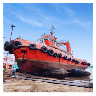 Kapal Peluncuran Airbag Angkat Airbag Marinir Floating Dock Inflatable Pontoons
