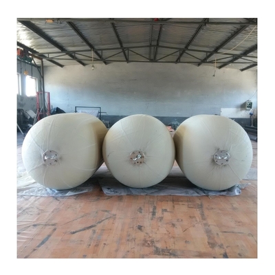 Ukuran Disesuaikan Sling Tipe Inflatable Karet Submarine Fender