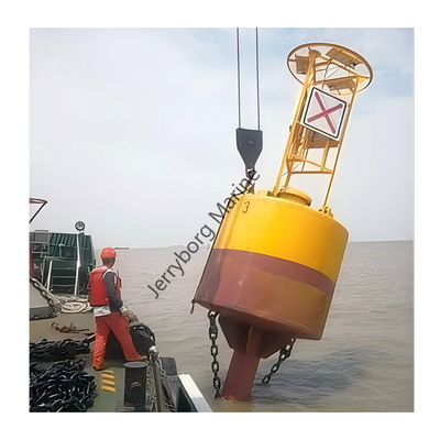 Pelayaran Laut Offshore Baja Beacon untuk Navigasi dengan Cahaya Surya