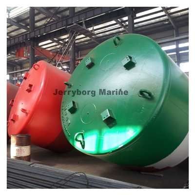 Pelayaran Kelautan Floating Steel Navigation dengan Panel Surya dan Lampu LED