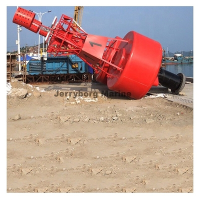 Mariner Channel Marker Buoy Steel Navigation Buoy dengan cahaya matahari