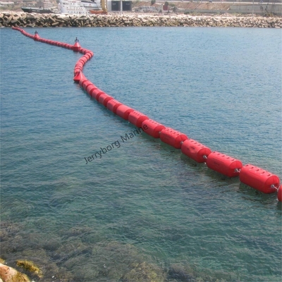 Eco Friendly Floating Trash Barrier Samudra Lingkungan Laut Melindungi Buay Terapung