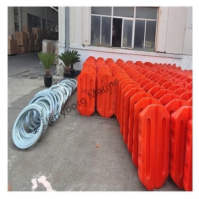 Lini penghalang terapung peringatan pipa HDPE