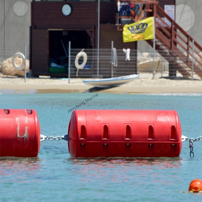 LLDPE Plastik Penghalang Keamanan Terapung Ponton Terapung Tubular