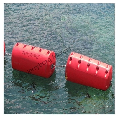 LLDPE Plastik Penghalang Keamanan Terapung Ponton Terapung Tubular