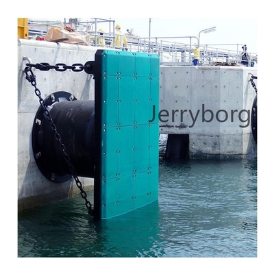 Super Cell Rubber Bumper Fender Dock Marine Rubber Fender dengan panel depan