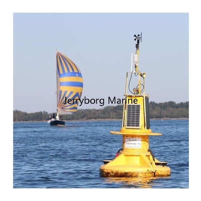 Long-lasting LLDPE Material Floating Boy dengan Top Mark dengan Strip Reflektif untuk Navigasi