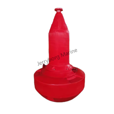 Bahan tahan benturan dengan LLDPE Buoy untuk dengan Top Mark untuk Navigasi Laut