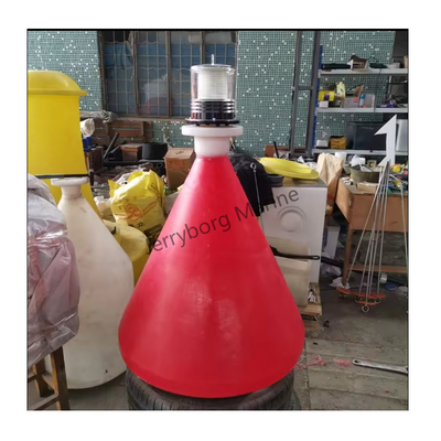 LLDPE Ocean Buoy dengan Cahaya Surya &amp; Warna Visibilitas Tinggi untuk Navigasi Laut &amp; Peringatan