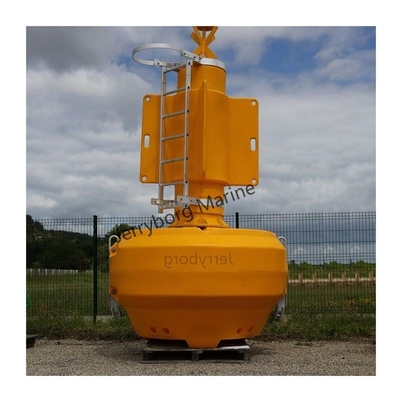 Bahan Heavy-Duty LLDPE Buoy Dengan Top Mark &amp; Solat Light untuk Aplikasi Laut Industri