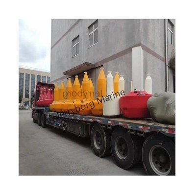 PLDPE Material Floating Buoy dengan Sinar Matahari &amp; Anti-Fouling Coating untuk Navigasi Laut &amp; Peringatan