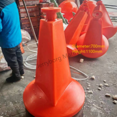 Bahan kinerja tinggi LLDPE Buoy dengan Top Mark untuk Navigasi Pesisir &amp; Peringatan